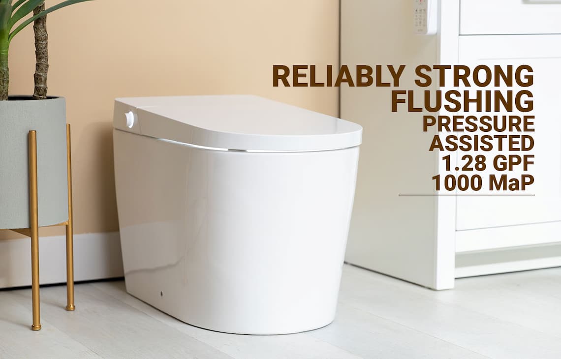 Alpha UXT Pearl Bidet Toilet Combination