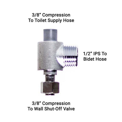 T Valve for Skirted Toilets - JX, iX Hybrid, GX Wave