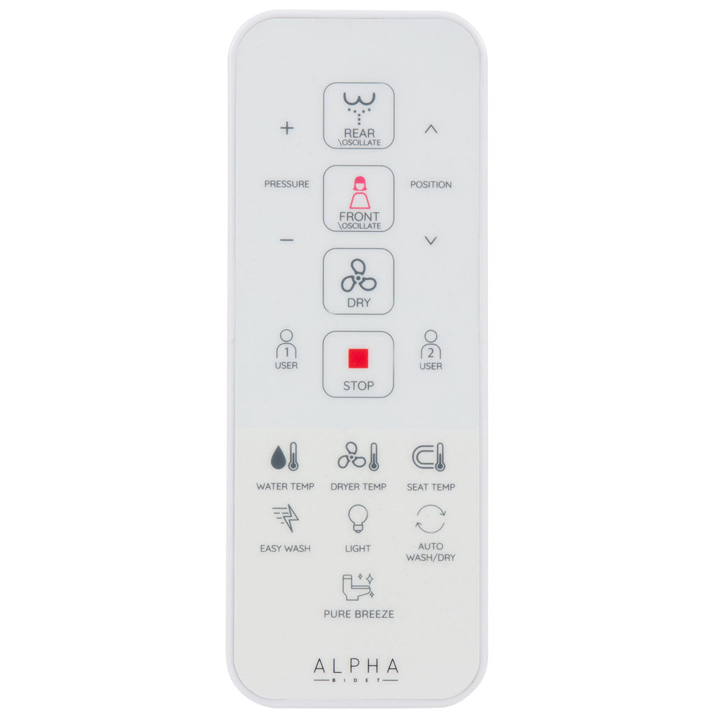 Alpha Bidet Replacement Remote